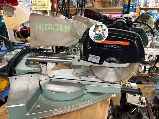 ?【電動工具】日曜大工に！日立 216mm 卓上スライド丸のこ C8FB2  ②【地域最大電動工具高価買取アールワン田川】