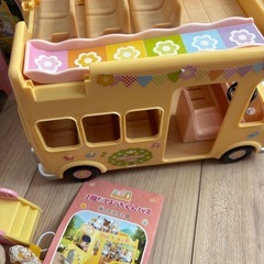 シルバニアファミリー　幼稚園バス　おもちゃの画像