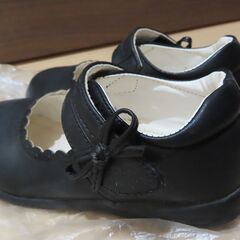 Windykids　黒靴　女の子　17cmの画像
