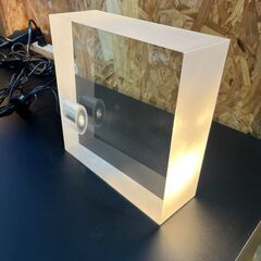 《商談中》G17【展示品・廃盤品】希少！yamagiwa 吉岡徳仁 ToFU LED SS386 コラボ 新品定価約10万円 テーブル ランプ ライト MoMAの画像