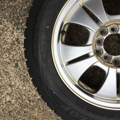 １９５/６５R１５　ダンロップウインターマックス０1　冬用スタッドレスタイヤアルミホイール4本セット　マルチPCD　プリウス　旧型ノア等にどうぞ。の画像