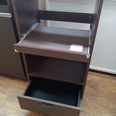 ★リユースのサカイ水戸店★レンジ台ダークブラウンH94×D37×W50クリーニング済みMT5900の画像