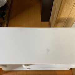テレビ台　棚 白 ラック シェルフの画像