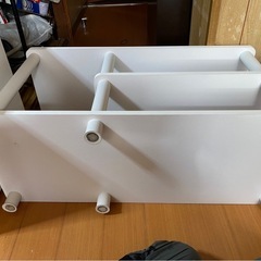 テレビ台　棚 白 ラック シェルフの画像