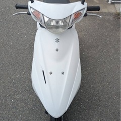 スズキ原付バイクタイヤ新品整備済みの画像