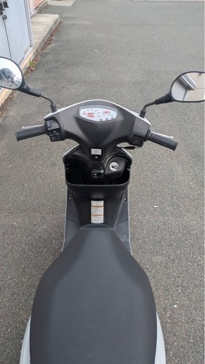 取引中！値下げします！中古スズキ原付バイク-タイヤ新品整備済み