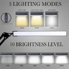 LED卓上ライト 黒　USB給電　②の画像
