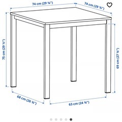 IKEA ダイニングセット 2人用の画像