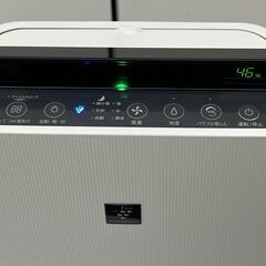 ij5822HI SHARP シャープ KC-G50-W 加湿空気清浄機 ホワイト プラズマクラスター7000 通電確認済 動作未確認の画像