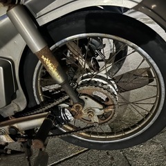 スーパーカブ90カスタム　デカドラム足廻りの画像