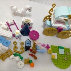  LEGO Disney シンデレラ 41159 プリンセス 馬車 お城 ブロック 知育玩具 レゴデュプロ風 251021-6Aの画像