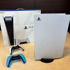 PS5 ディスク版 本体＋コントローラー2個 フルセット CFI-1200A01の画像