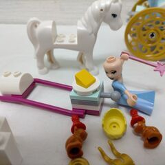  LEGO Disney シンデレラ 41159 プリンセス 馬車 お城 ブロック 知育玩具 レゴデュプロ風 251021-6Aの画像