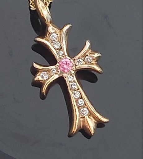 【即決で値引き】クロムハーツ　22kベビーファットペンダントトップ