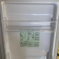 商談中　※   2ドアノンフロン冷凍冷蔵庫　AQUA アクア　126L AQR-13M 2022年製　動作確認済みの画像