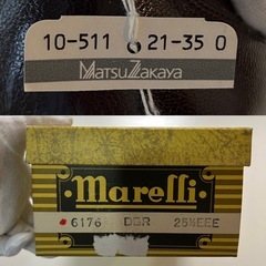 MARELLIマレリー6176ローファーモカシンシューズスリッポンシューズ ビジネスシューズ レザーシューズ くつ クツ 革靴 紐なしシューズ 紐なし靴紳士靴メンズ男性用ダークブラウン焦げ茶色25.5センチ3E EEE箱日本製国産国内製メイドインジャパンの画像