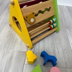 ミキハウス　木製おもちゃ　型はめの画像