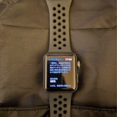 今日限定‼️Apple Watch Nike Series 3 本体 ブラック(GPS)の画像