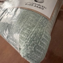 ニトリ ビーズソファカバー 標準サイズ グリーンの画像