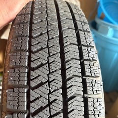 ダイハツ純正ホイール　ブリヂストンスタッドレス　VRX2 2022 2019 バリ山　イボありあり　155/65/14155/65/14の画像