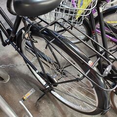 J1651【リユースのサカイ柏店】asahi　アサヒサイクル　シティサイクル　offiche　ダイナモライト　ブラック★店頭にて試乗可★ 簡易クリーニング済　　 中古自転車 　流山市  松戸市 我孫子市 鎌ヶ谷市 船橋市 守谷市 取手市　の画像