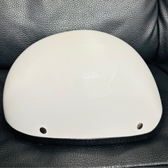 フリーサイズ ハーフヘルメット ホワイト ハンキャップの画像