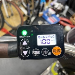 リユース品　Panasonic電動自転車　2020年モデル　ビビ•DX26 ピスタチオの画像