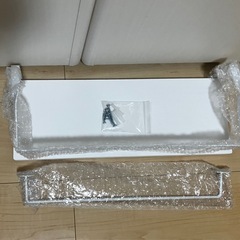 【新品未使用】ウォールシェルフ 飾り棚 壁掛け ホワイト 白の画像