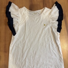 ♠️ケイト・スペード キッズ♥️ 白カーディガン(Tシャツ付き)の画像