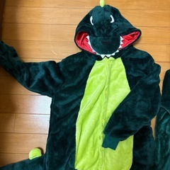 恐竜コスプレお揃い110cmと120cmの画像