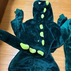 恐竜コスプレお揃い110cmと120cmの画像