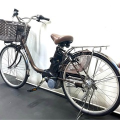 1年保証 送料無料　パナソニック　ビビ　24インチ　茶色　電動アシスト自転車　g125の画像