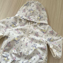 【お得】petitmain花柄アウター90ウィンドウブレーカジャケットの画像