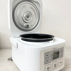 【中古品】ニトリ NITORI マイコン炊飯ジャー 3合炊き ティニー3 SN-A5 ホワイト 2021年製 単身向け 一人暮らし 炊飯器 キッチン家電の画像