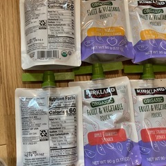 離乳食コストコオーガニックフルーツベジタブルソースの画像