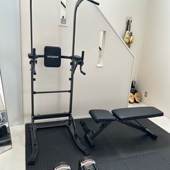 これだけで全身鍛えれる！可変式ダンベル40kg×2その他セットの画像
