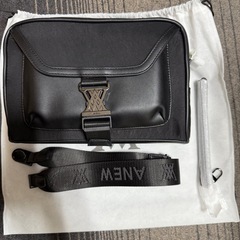 【新品未使用】ANEW ショルダーバッグ ブラックの画像