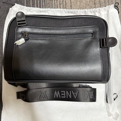 【新品未使用】ANEW ショルダーバッグ ブラックの画像