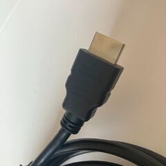 HDMIケーブル 黒1.8m　動作確認済みの画像