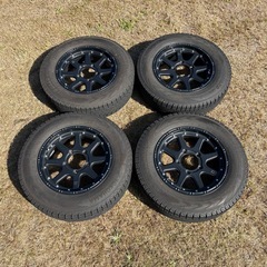 XTREME-J スタッドレスタイヤ 175/80R16 ホイール4本セット ジムニーJB6464の画像