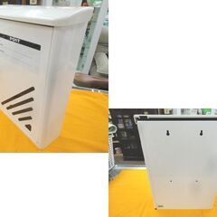現状品！ 郵便ポスト 家庭用 メイワポスト MTC-20 ホワイト スチール製 郵便受け 縦型ポスト 札幌 西岡店の画像