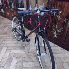 クロスバイク 自転車 シマノ 変速 フラットバーロード通勤 通学の画像