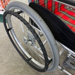 中古品　松永製作所　アルミ製スタンダード車いす　AR-201B 自走型の画像