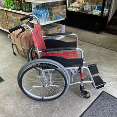 中古品　松永製作所　アルミ製スタンダード車いす　AR-201B 自走型の画像