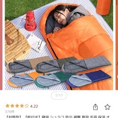 寝袋とマットの
セットの画像