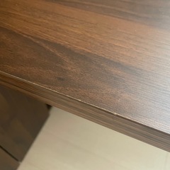 【使用1年未満美品】PCデスク パソコンデスク L字 ラック付きデスクの画像