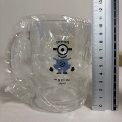 ミニオン　ガラスのジョッキ
の画像
