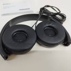 【未使用に近い】SONY MDR-ZX310/ヘッドホン/ブラック/有線の画像