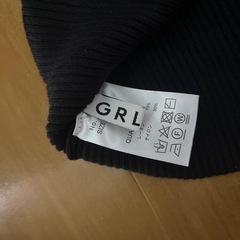 GRL 黒カットソーの画像