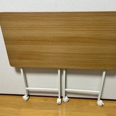 パソコンデスク　PCデスク　ニトリ　折りたたみデスクの画像